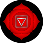 Symbool van eerste chakra Muladhara
