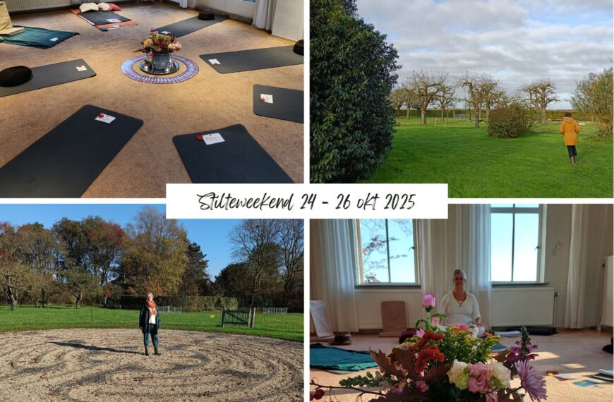 Stilteweekend – 24 t/m 26 oktober 2025