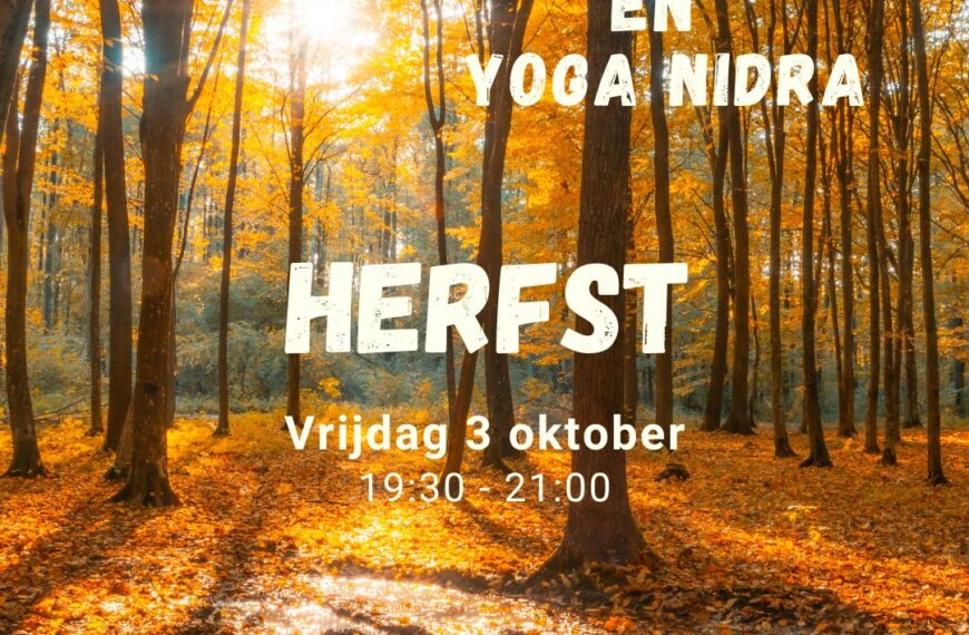 XL-yogales: Yin en Yoga Nidra – vrijdag 3 oktober Herfst