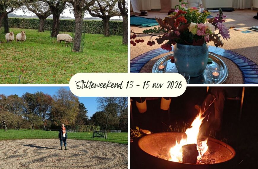 Stilteweekend 2026 – 13 t/m 15 november